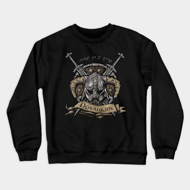 Dovahkiin Crewneck Sweatshirt by RedBug01